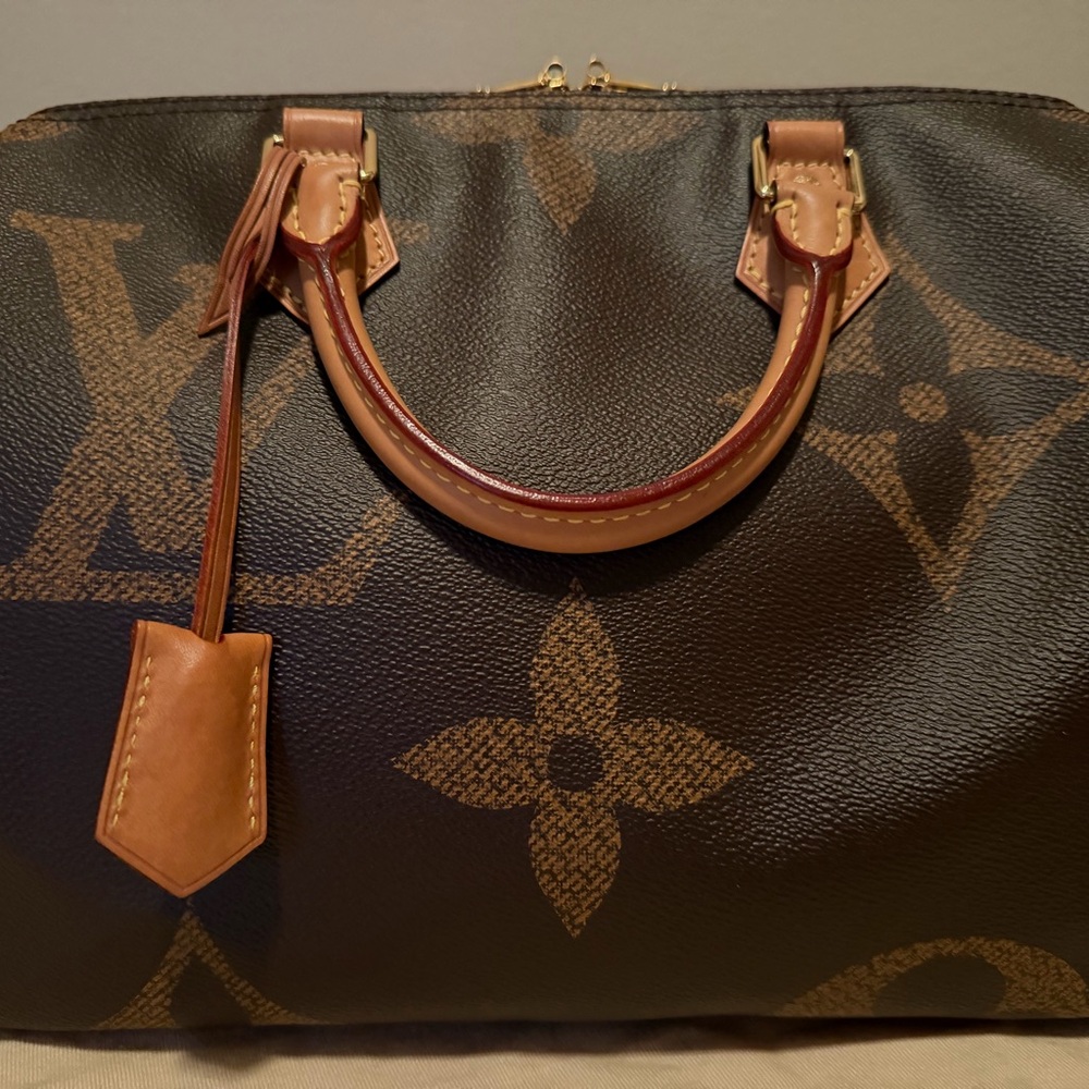 Louis Vuitton Speedy 30 Bandouliere Reverse Giant Monogram